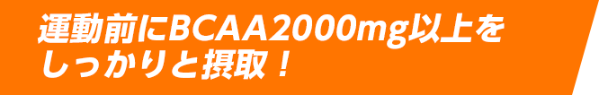  �^���O��BCAA2000mg�ȏ����������Ɛێ�I 